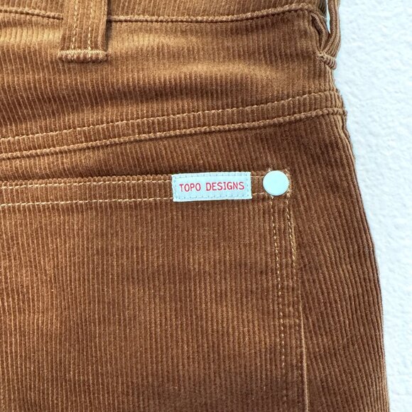 Topo Designs Brown Corduroy Pants Women's Size 4 - Picture 6 of 14